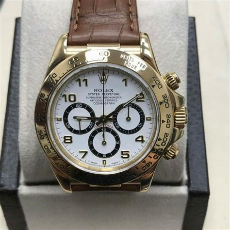 rolex daytona goud tweedehands|used rolex watches for sale.